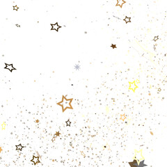 XMAS stars background, sparkle lights confetti falling. magic shining Flying christmas stars on night