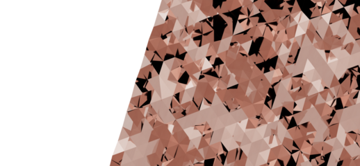 Modern rose gold abstract background with geometric triangles. Perfect for presentations, websites, and design projects.  High-resolution image.