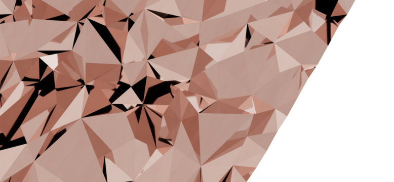 High-resolution abstract background with rose gold geometric shapes. Perfect for modern designs, presentations, and digital art projects. - Powered by Adobe