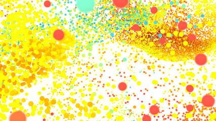Vibrant yellow, orange, red, and teal dots on white. Ideal for websites, presentations, and marketing materials.