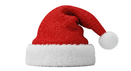 Classic Red Santa Hat with White Fur Trim 5.