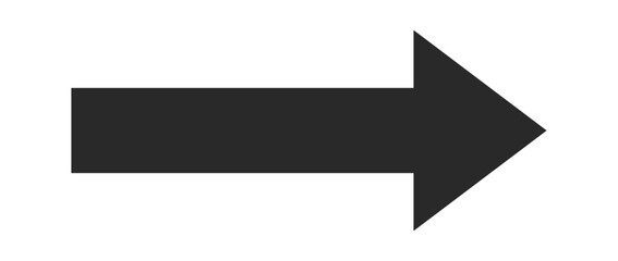 Fototapeta na wymiar Black straight arrow icon design