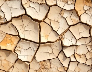 Cracked Earth Surface Texture