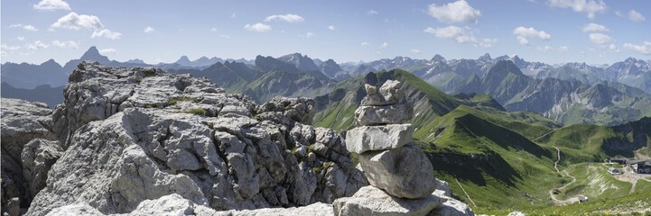 Mountain Panorama From The Koblathenweg