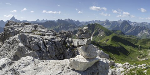 Mountain Panorama From The Koblathenweg