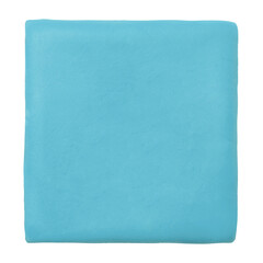 Png clay square shape blue cute graphic for kids