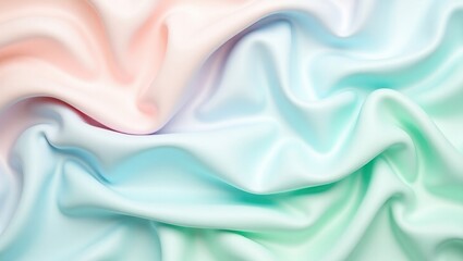 Obraz premium silk fabric background, Soft pastel colored fabric texture background with blue silk background, blue satin background