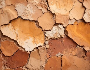 Fototapeta premium Abstract View of Cracked Old Wall Texture