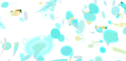 Beautiful abstract background featuring pastel teal, blue, and yellow shapes. Perfect for websites, presentations, and more.