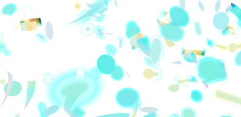 Beautiful abstract background featuring pastel teal, blue, and yellow shapes. Perfect for websites, presentations, and more.