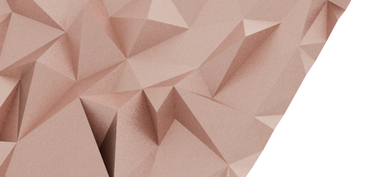 Rose gold textured background. Geometric shapes create a modern and elegant design. Ideal for websites, presentations, and more.