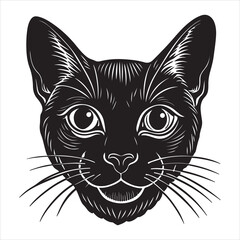 A Gentle Portrait of a Russian Blue, a Quiet and Affectionate Cat Known for its Intelligent and Loyal Personality