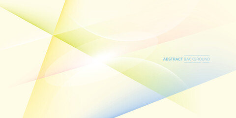Abstract Soft Pastel Background with Lines and Shapes Vector Illustration