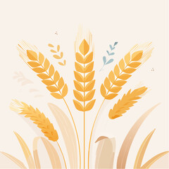 Minimal golden grain background
