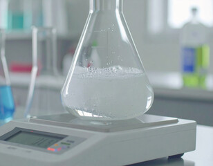 Modern chemistry classroom demonstration of conservation of mass