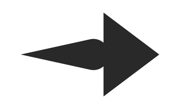 Arrow pointer creative shape element