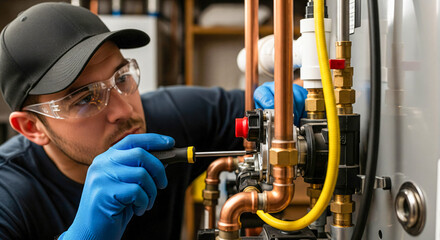 Plumbing Professional: Repairing Copper Pipes with Precision