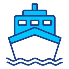 Ship Simple Vector Icon Collection