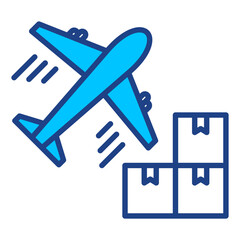 Freight Simple Vector Icon Collection