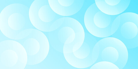 Abstract banner background, pastel colorful, Light Blue gradations. Circle effect style modern abstract design art