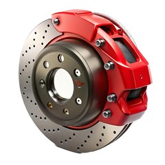 Red Car Brake Disc