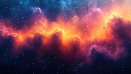 Fototapeta premium Sci-fi universe background picture