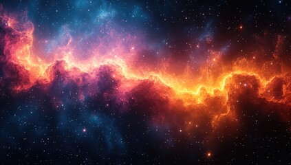 Fototapeta premium cosmic landscape background image