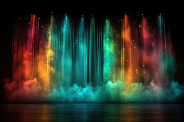 Naklejka premium abstract colorful background with lines