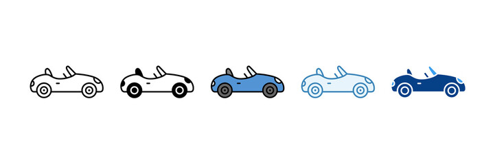 Roadster  Icon Set Multiple Style Collection