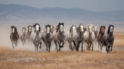 Fototapeta premium An Unbound Spirit on the Open Grassland