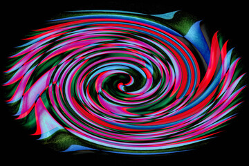 abstract colorful swirl