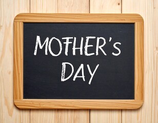 Chalkboard wishing Mother's Day