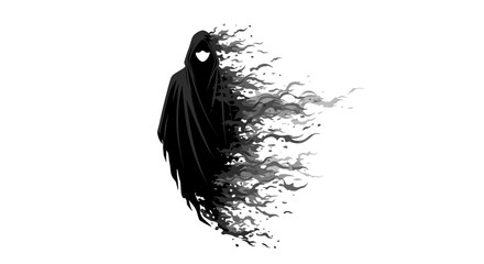 Fototapeta premium Conceptual Halloween Vector Illustrations on White Background – Modern and Authentic Designs
