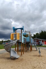 children's playground for games and sports