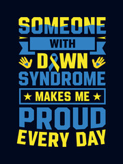 Down Syndrome Awareness T-Shirt Design
