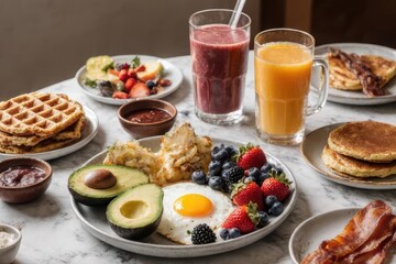 Relaxing Sunday Brunch Dishes