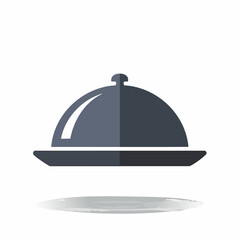 Fototapeta premium Cloche icon vector illustration
