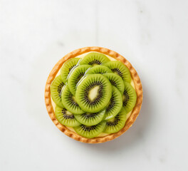 Fresh Kiwi Fruit Tart Deliciously Decorated