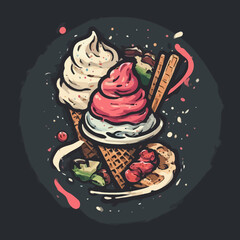 Ice Cream Design Very Cool