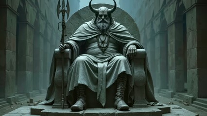 Castle Throne Character Scene