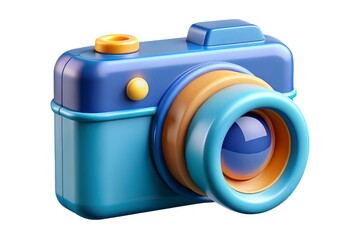 Stylized 3d burger with sesame seed bun and cheese