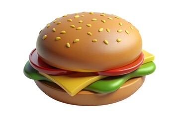 Shiny red heart shape symbol of love and affection