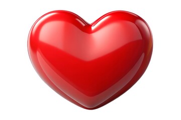 Romantic pink gift box surrounded by red hearts