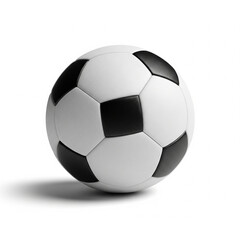 Fototapeta premium soccer ball on white background