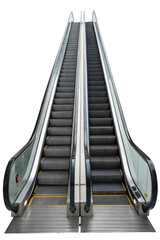 escalator staircase isolated