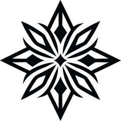 Obraz premium decorative minimal neo tribal tattoo