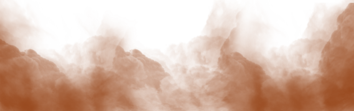 Vector realistic smoke cloud, Abstract gas on transparent background