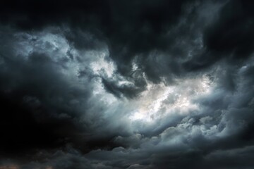 dark stormy clouds
