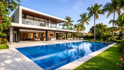 Modern house by a pool (1)