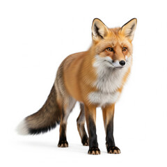 Fototapeta premium red fox vulpes 4 years old standing